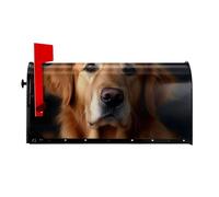 Copertura magnetica per cassetta postale Golden Retriever, dimensioni standard, 53,3 x 45,7 cm, copertura magnetica per cassetta postale, decorazione per la casa e il giardino