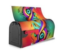 Copertura magnetica per cassetta postale impermeabile decorativa con stampa di note musicali colorate carine decorazioni per la casa