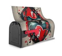 Copertura magnetica per cassetta postale impermeabile decorativa con stampa di Treble Love and Music Cute Festive Home Decor