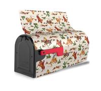 Copertura magnetica per cassetta postale impermeabile riutilizzabile con stampa di cavallo Cowboy Ride per identificare le cassette postali