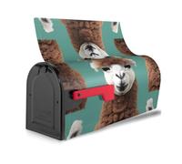 Copertura magnetica per cassetta postale impermeabile riutilizzabile con stampa di lama di alpaca per una facile identificazione delle cassette postali