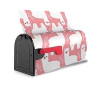 Copertura magnetica per cassetta postale impermeabile riutilizzabile con stampa di lama di alpaca per una facile identificazione delle cassette postali