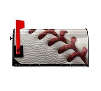 Copertura magnetica per cassetta postale in pizzo da baseball, dimensioni standard 64,8 x 53,3 cm, copertura magnetica per cassetta delle lettere, decorazioni per la casa e il giardino