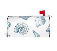 Copertura magnetica per cassette postali con stampa di stelle marine, resistente ed elegante, impermeabile, facile da installare per tutte le stagioni