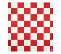 Copertura magnetica per lavastoviglie a scacchiera rossa e bianca alla moda, riutilizzabile, magneti per frigorifero, decorazioni per le vacanze, 58,4 x 66 cm