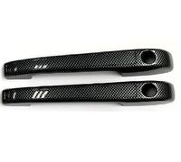 Copertura Maniglia Compatibile Con Per Golf Per Jetta Per Rabbit MK1 MK2 Accessori Esterni Cromati Set Di Coperture Per Maniglie Delle Porte Maniglia Di Finitura(Carbon Fiber,2 handles 2 holes)