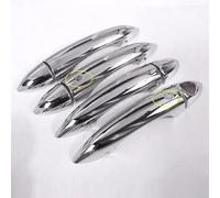 Copertura Maniglia Porta Esterna Per Alfa Romeo Giulia Stelvio 2017-2020 Accessori Per Auto ABS Car External Door Handle Cover Trim Sticker(B Shiny Silver)