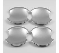 Copertura Maniglia Porta Esterna Per Civic 2006-2011 Accessori Per Lo Styling Della Cornice Decorazione Maniglia Portiera Dell'auto In Fibra Di Carbonio(Silver bowl)