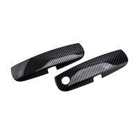 Copertura Maniglia Porta Esterna Per Dodge Challenger 2012-2019 2Pcs Maniglia Esterna Della Porta Trim Copertura Auto In Fibra Di Carbonio Stile ABS Fit