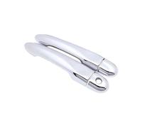 Copertura Maniglia Porta Laterale Cromata Per Renault Clio IV MK4 2012~2019 Adesivo Accessori Auto Catch 2013 2014 2015 2016 Antiscivolo(1 Keyhole No Button)