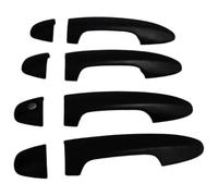 Copertura Maniglia Porta Laterale Per Toyota Per Hilux Per Revo 2016 2017 2018 2019 2020 2021 4x4 4x2 Maniglie Esterne Porte Auto Accessori ABS Copri Maniglia Nera Styling(Nero)