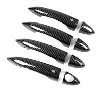 Copertura Maniglia Portiera Auto Per Alfa Per Romeo Per Giulia 2017-2020 Coprimaniglia Porta Con Foro Singolo Protezione Antigraffio Compatibile(Dual Smart Carbon Fiber Pattern)