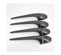Copertura Maniglia Portiera Auto Per T&oyota Rav4 Rav 4 Xa40 2014 2015 2016 2017 2018 Adesivi Decorativi Accessori Per Styling Copri Maniglia Portiera Auto In Fibra Carbonio Nera(Carbon Fiber)