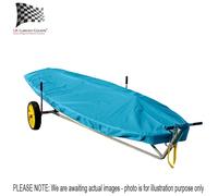 Copertura Marina Impermeabile Premium Per Topper Sailing Dinghy Blu