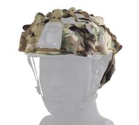 Copertura Mimetica Tattica For Casco FAST PJ BJ MH Con Fessura E Ventilazione A Rete(CP green)