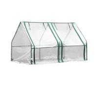 Copertura mobile per tunnel di piante - serra in polytunnel resistente alle intemperie, copertura protettiva dello spazio isolante, design delle porte arrotolabili, ventilazione ottimale, stabile
