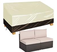 Copertura Mobili da Giardino per Panca 2/3/4 Divano Posti Copertura Divano Esterno Impermeabile Anti-Vento Anti-Polvere Anti-UV in Oxford Resistente Copertura per Mobili da Giardino ( Colore : Beige ,