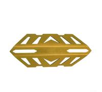 Copertura Molla per forcella per moto in Lega di Alluminio Protezione per ammortizzatore Anteriore Nero Argento per verde Oro Accessorio per Off Road(Gold (one))