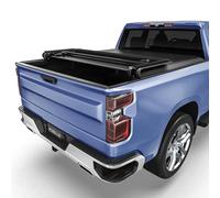 Copertura morbida a tre pieghe adatta per Chevy Silverado 1500 / GMC Sierra 1500 New Body Style 2019-2025, letto Fleetside da 1,5 m (senza portellone multiflex)