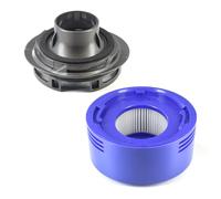 Copertura Motore e Elemento Filtrante per Aspirapolvere Dyson V7 V8, Anteriore e Posteriore (2)