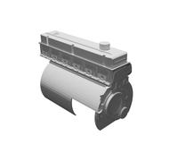 Copertura Motore per Chevrolet Inline 6 a Clip Display Stampato 3D Pezzo