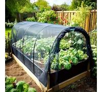 Copertura multifunzionale per piante da giardino all'aperto - Zanzariera, Rete anti-uccelli, Rete per patio - Durevole e traspirante Nero 240x400cm,Nero 240x600cm,Bianco 240x600cm,Bianco 240x400cm,Ner