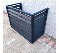 Copertura multifunzionale per pompa da piscina all'aperto, mini copertura divisa per unità AC, riduzione del rumore in alluminio, ideale per giardini e unità esterne