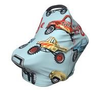 Copertura multiuso per allattamento, carino, cartone animato, per auto, camion, infermieristica, morbida e traspirante, essenziale per l'allattamento al seno per la mamma