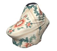 Copertura multiuso per allattamento, stile bohémien, motivo tribale floreale, per bambini, morbida e traspirante, essenziale per l'allattamento al seno per la mamma