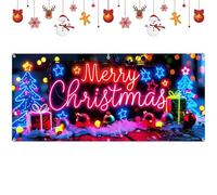 Copertura natalizia per garage - decorazione per interni festivi, per illuminazione a LED, accessorio per feste, ingresso invernale, porta, per casa, giardino, parete, stelo e terrazza