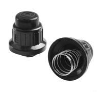 Copertura nera 3,12 cm per parti di grill a gas | Realizzato in plastica, resistente al calore, facile da installare, si adatta a griglie da 1 a 5 uscite