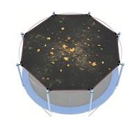 Copertura ombra per tappeto elastico, dispositivo di protezione ottagonale resistente, protezione solare, per terrazza, piscina, campeggio, giardino, prato, parco, ponte, all'aperto, sport e pioggia