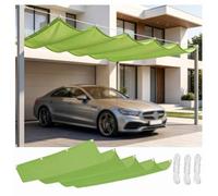 Copertura Ombreggiante a Onde 300x700 cm per Posto Auto Verde | Copertura Posto Auto · Telo Ombra Esterno · Oxford Rinforzato · Installazione Semplice
