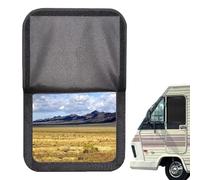 Copertura oscurante per porta e finestra, 64 x 41 cm, protezione della privacy, per esterni, picnic, campeggio, viaggi su strada, rimorchio da viaggio