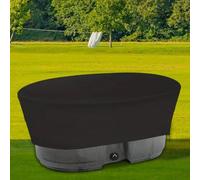 Copertura ovale impermeabile e resistente ai raggi UV in tessuto Oxford che mantiene i detriti fuori dal fondo elastico per una vestibilità sicura e protezione dal vento durante l'uso esterno (133 x