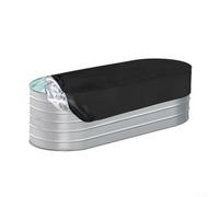 Copertura ovale per serbatoio piscina, in tessuto Oxford 420D, impermeabile, antipolvere, con cordoncini di sicurezza per protezione esterna, misure da 1,2 m, 1,8 m, 2,4 m