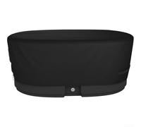 Copertura ovale per vasca da bagno, per vasca da bagno fredda, piscina ad immersione fredda, applicazione all'aperto con tessuto resistente alle intemperie (134,6 x 86,4 x 45,7 cm)