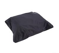 Copertura Oxford nera per tosaerba a piedi dietro le macchine da diserbo, resistente, impermeabile, protezione da pioggia, sole, vento, con coulisse, borsa per attrezzi da giardino, 188 x 99 x 63,5 cm