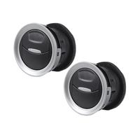 Copertura Pannello Aria Condizionata Auto Per Ford Per Fiesta 2006-2016 Per Connect 2009-2013 1697430 8A6HAQ18B09 Griglia Ventilazione Diffusore Uscita Aria Condizionata(2 Chrome)