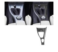 Copertura Pannello Centrale Auto Per BMW Per Serie 3 E90 2006-2008 Pannello Posacenere Leva Cambio Fibra Carbonio Adesivo Decorativo Interni Auto(3 Black LHD)