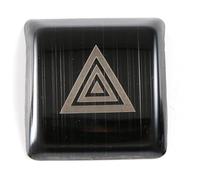 Copertura Pannello Controllo Adesivi Per Copertura Pulsante Avvertimento Dell'interruttore Luce Emergenza Dell'auto Per Toyota Per Camry 70 XV70 2018-2020(Nero)