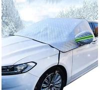 Copertura Parabrezza Auto, Parasole Auto Parabrezza, Antighiaccio Antigelo Impermeabile Anti UV Telo Copri Protezione per la Maggior Parte dei Veicoli, 230 * 145cm, Argento