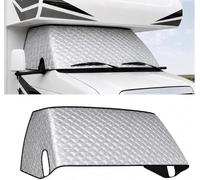 Copertura Parabrezza Camper per Winnebago Porto 24F 2019-2021 | Materiale impermeabile; copre parabrezza e finestrini laterali; aperture per specchietti e cinghie aiutano il posizionamento