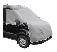 Copri parabrezza, compatibile con diverse marche - Telo di copertura per roulotte con protezione UV 160 GSM in tessuto non tessuto, fessure per specchio e cinghie di tensione (compatibile con Ford
