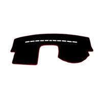 Copertura Parasole Dash Zerbino Tappetino Copri-cruscotto Per VW Per POLO Per MK4 2002-2009 Accessori Protezione Cruscotto Dell'auto(Black(Red Edge) LHD)