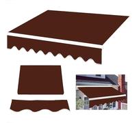 Copertura parasole impermeabile per porta finestra mercato retrattile tenda da patio sostituzione tenda da patio tessuto di ricambio tende da sole in tela per patio coperture per ombra e pioggia senza