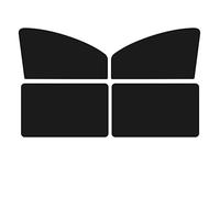 Copertura parasole magnetica for auto, protezione UV estiva, tenda for finestrino posteriore laterale for auto, tenda parasole in rete nera, accessori for auto(Front Rear 4pcs)