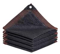 Copertura parasole per pergola, per veranda, tenda a vela, 90% tessuto parasole, rete ombreggiante per pergola, rete privacy per serre, cortili e piante da fiori, nero, 2 x 5 m