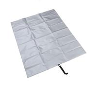 Copertura parasole per seggiolino auto bambino, resistente UV, universale | Tessuto Oxford argentato 420, barriera protettiva contro polvere e calore, uso rapido e pieghevole