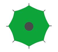 Copertura parasole per tappeto elastico, antistrappo, anti-UV, protezione solare per tutto l'anno | Protezione solare per tappeto elastico per terrazza, cortile, giardino, balcone, prato e prati